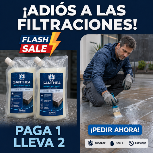 PAGA 1 LLEVA 2 SANTHEA IMPERMEABILIZANTE + ENVIO GRATIS