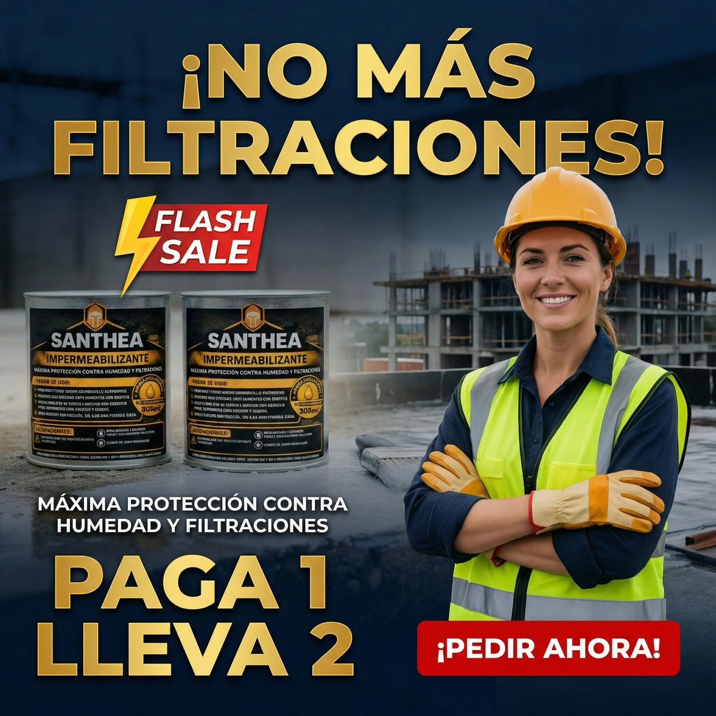 PAGA 1 LLEVA 2 SANTHEA IMPERMEABILIZANTE + ENVIO GRATIS